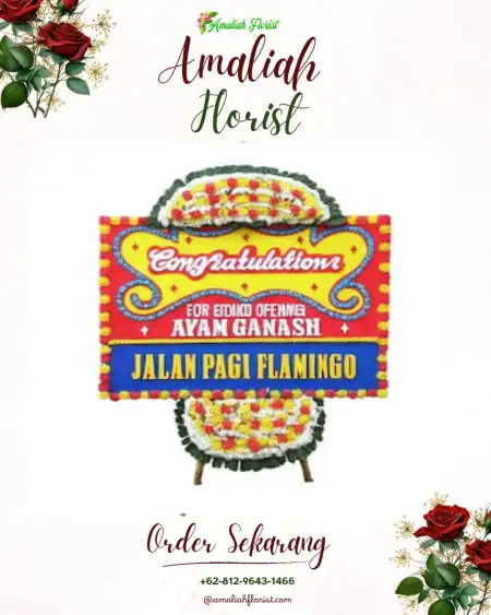 Sewa Papan Bunga Baye